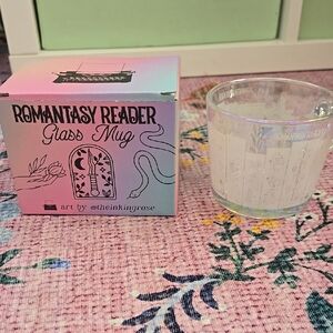 Romantasy Reader Glass Mug
